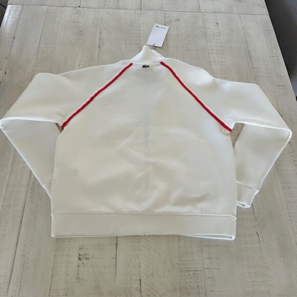 Lacoste Stand-Up Collar Vintage Style Full Zip Sweatshirt - Picture 4 of 4